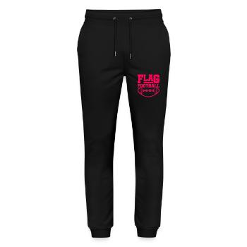 Flag Football - Pantalon de jogging bio MOVER Stanley/Stella unisexe - noir - Devant - Marisol (170cm) & Nik (191cm)