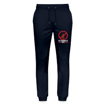 Schädlingsbekämpfung Kammerjäger - Stanley/Stella Unisex Bio Jogginghose Mover  - Navy - Vorne - Marisol (170cm) & Nik (191cm)