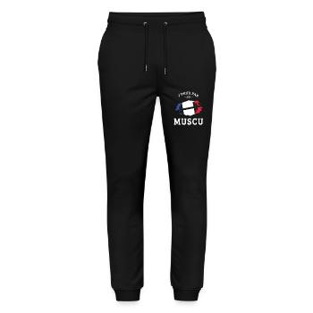 I Can't I Have Bodybuilding Bodybuilding Gym - Stanley/Stella Mover Unisex Organic Jogging Trousers - black - Front - Marisol (170cm) & Nik (191cm)
