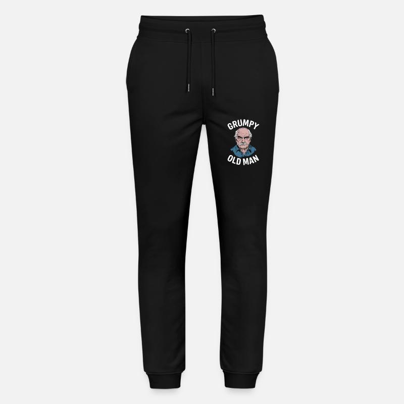 Grumpy Old Man Lustiger Spruch - Stanley/Stella Unisex Bio Jogginghose Mover  - Schwarz