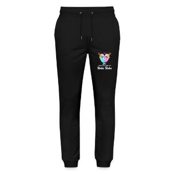 Filipino Philippines - Stanley/Stella Mover Unisex Organic Jogging Trousers - black - Front - Marisol (170cm) & Nik (191cm)