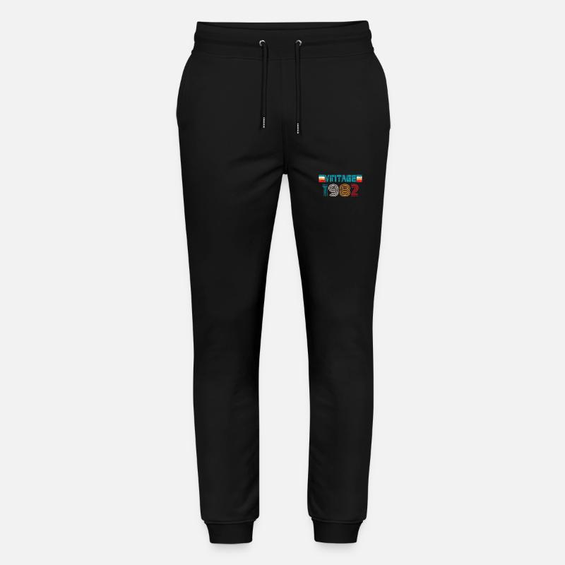 Millésime anniversaire 1982 - Pantalon de jogging bio MOVER Stanley/Stella unisexe - noir