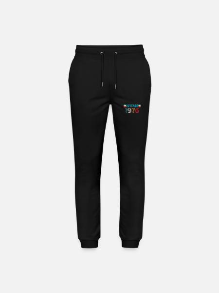 Millésime anniversaire 1976 - Pantalon de jogging bio MOVER Stanley/Stella unisexe - noir