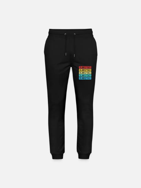 Muslim Islam is Peace - Stanley/Stella Mover Unisex Organic Jogging Trousers - black