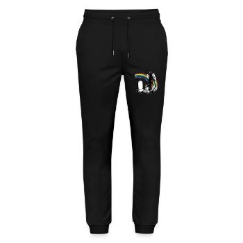 Father Daughter Mourning Grave - Stanley/Stella Mover Unisex Organic Jogging Trousers - black - Front - Marisol (170cm) & Nik (191cm)