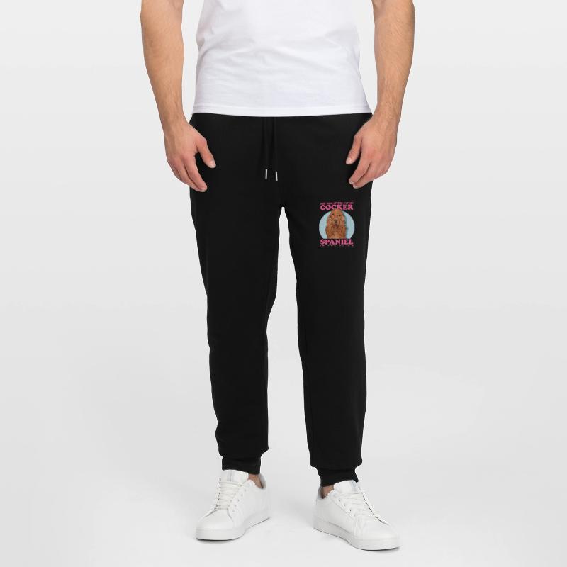 Cocker Spaniel Mom Cocker Spaniel Gift Stanley/Stella Mover Unisex Organic Jogging Trousers