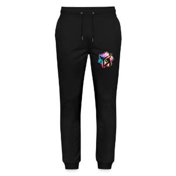 Capoeira - Stanley/Stella Mover Unisex Organic Jogging Trousers - black - Front - Marisol (170cm) & Nik (191cm)