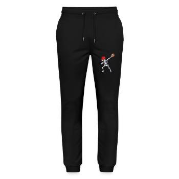 Baseball Skeleton Halloween - Stanley/Stella Mover Unisex Organic Jogging Trousers - black - Front - Marisol (170cm) & Nik (191cm)