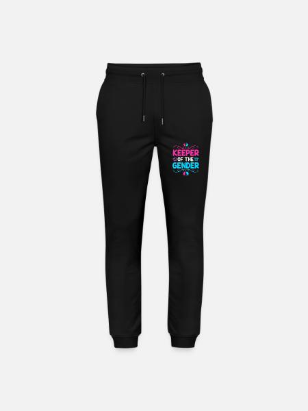 Køn afslører babyshower - Stanley/Stella Mover økologiske unisex joggingbukser - sort