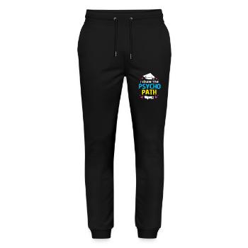 School psychologist - Stanley/Stella Mover Unisex Organic Jogging Trousers - black - Front - Marisol (170cm) & Nik (191cm)