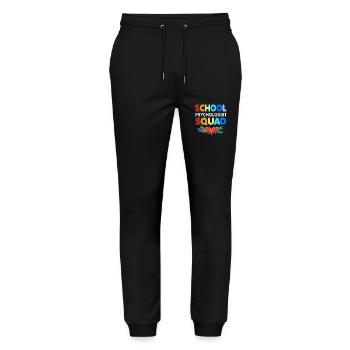 School psychologist - Stanley/Stella Mover Unisex Organic Jogging Trousers - black - Front - Marisol (170cm) & Nik (191cm)