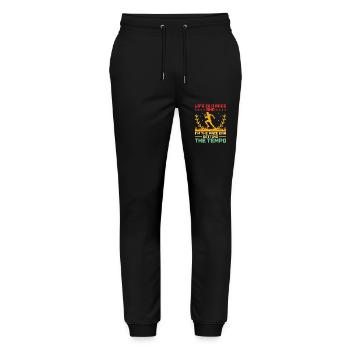 Sportlehrer Sportlehrer Schullehrer - Stanley/Stella Unisex Bio Jogginghose Mover  - Schwarz - Vorne - Marisol (170cm) & Nik (191cm)