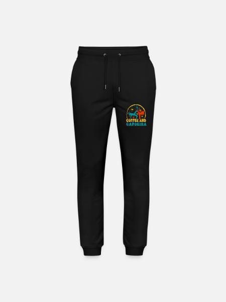 Kaffee und Capoeira - Stanley/Stella Unisex Bio Jogginghose Mover  - Schwarz