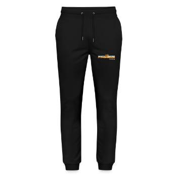 Hot Dog Adult Retro Vintage Hot - Stanley/Stella Unisex Bio Jogginghose Mover  - Schwarz - Vorne - Marisol (170cm) & Nik (191cm)