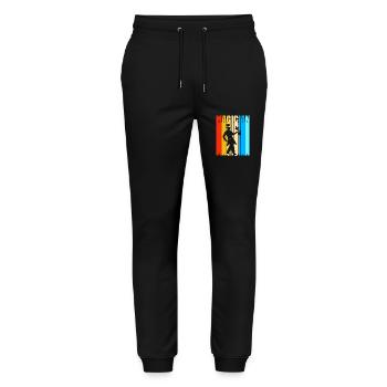 wizard magic magician - Stanley/Stella Mover Unisex Organic Jogging Trousers - black - Front - Marisol (170cm) & Nik (191cm)