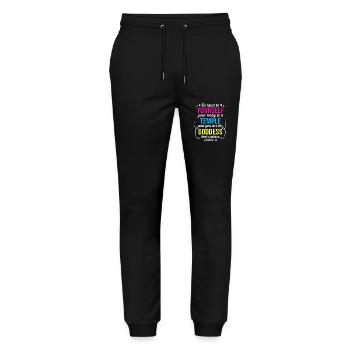 Body Positivity Feminist Feminism Feminist - Stanley/Stella Mover Unisex Organic Jogging Trousers - black - Front - Marisol (170cm) & Nik (191cm)