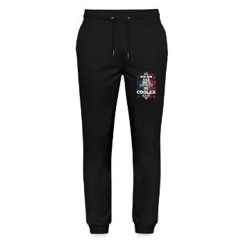 Tchèques République tchèque - Pantalon de jogging bio MOVER Stanley/Stella unisexe - noir - Devant - Marisol (170cm) & Nik (191cm)