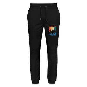 I'm Sexy And I Row It Rafting White Water - Stanley/Stella Mover Unisex Organic Jogging Trousers - black - Front - Marisol (170cm) & Nik (191cm)