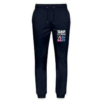 Team healthy baby - Stanley/Stella Mover Unisex Organic Jogging Trousers - navy - Front - Marisol (170cm) & Nik (191cm)