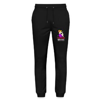Thyroid cancer - Stanley/Stella Mover Unisex Organic Jogging Trousers - black - Front - Marisol (170cm) & Nik (191cm)