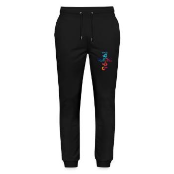 30th Birthday Year 1995 Vintage 1995 Original - Stanley/Stella Mover Unisex Organic Jogging Trousers - black - Front - Marisol (170cm) & Nik (191cm)