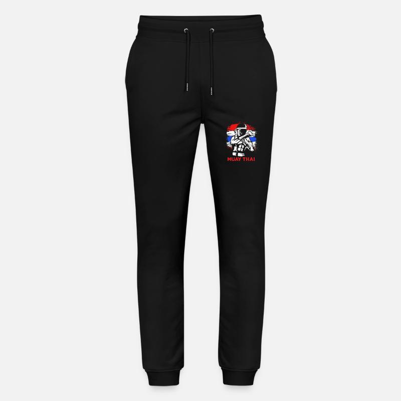 Muay Thai boxen - Stanley/Stella Unisex Bio Jogginghose Mover  - Schwarz