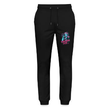 Gamer Girl - Pantalon de jogging bio MOVER Stanley/Stella unisexe - noir - Devant - Marisol (170cm) & Nik (191cm)