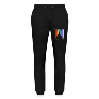 Thaï - Pantalon de jogging bio MOVER Stanley/Stella unisexe - noir - Devant - Marisol (170cm) & Nik (191cm)