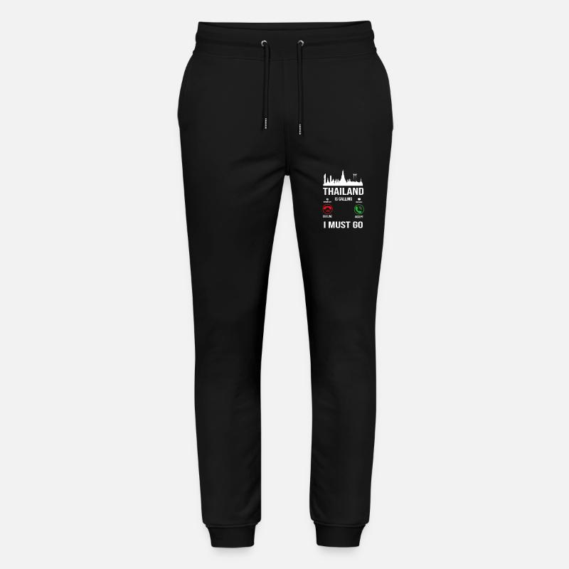 Thailand Thai Sprache - Stanley/Stella Unisex Bio Jogginghose Mover - Schwarz