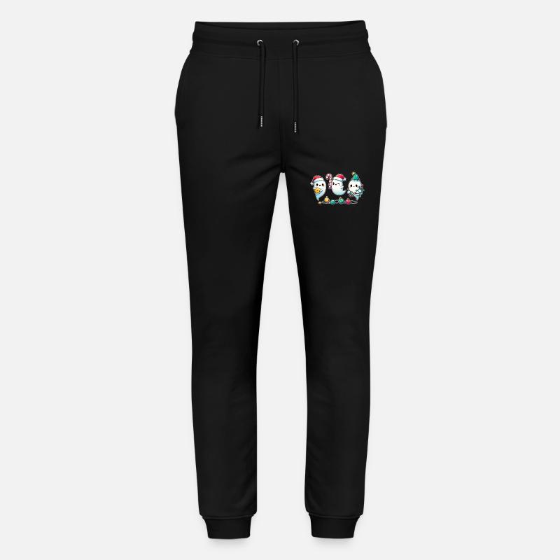 Ghosts for Christmas ghosts - Stanley/Stella Unisex Bio Jogginghose Mover  - Schwarz