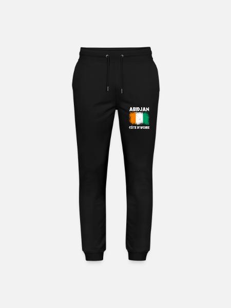 Abidjan, Côte d'Ivoire - Stanley/Stella Mover Unisex Organic Jogging Trousers - black