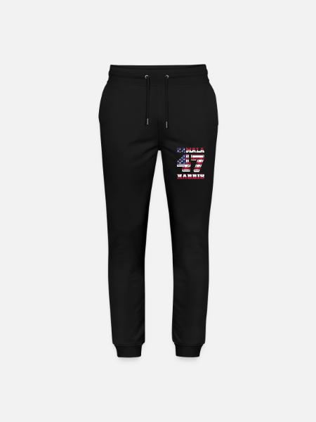 Kamala Harris, 47th President of the United States - Stanley/Stella Mover Unisex Organic Jogging Trousers - black
