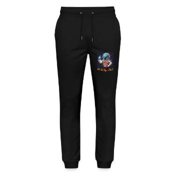 That s the Way - Stanley/Stella Unisex Bio Jogginghose Mover  - Schwarz - Vorne - Marisol (170cm) & Nik (191cm)