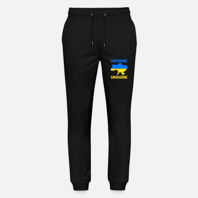 Ukraine - Stanley/Stella Unisex Bio Jogginghose Mover  - Schwarz