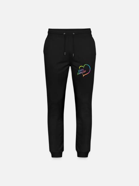 Conseiller d’école Coeur Aquarelle - Pantalon de jogging bio MOVER Stanley/Stella unisexe - noir