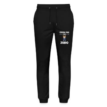 judo - Stanley/Stella Mover Unisex Organic Jogging Trousers - black - Front - Marisol (170cm) & Nik (191cm)