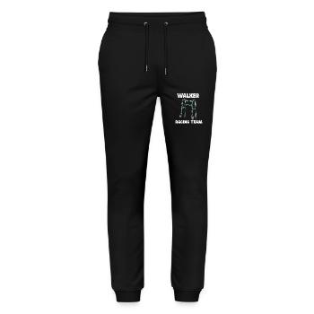 Walker Racing Team - Funny Rollator - Stanley/Stella Mover Unisex Organic Jogging Trousers - black - Front - Marisol (170cm) & Nik (191cm)