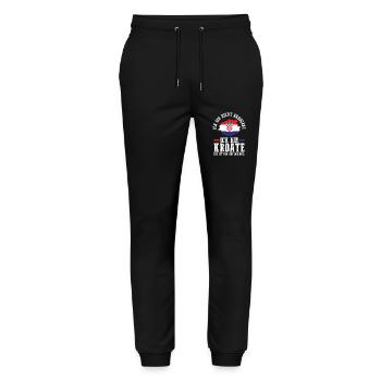 Kroate Kroatisch Kroatien - Stanley/Stella Unisex Bio Jogginghose Mover  - Schwarz - Vorne - Marisol (170cm) & Nik (191cm)