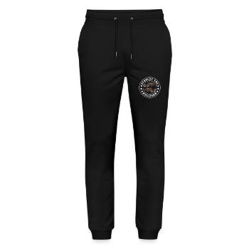 Killifish Quarium Fish - Stanley/Stella Mover Unisex Organic Jogging Trousers - black - Front - Marisol (170cm) & Nik (191cm)