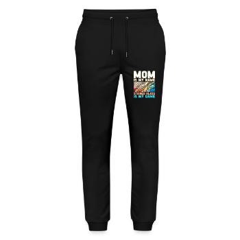 Vitrail artiste Vitrail Art - Pantalon de jogging bio MOVER Stanley/Stella unisexe - noir - Devant - Marisol (170cm) & Nik (191cm)