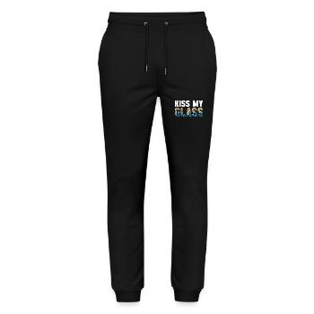 Vitrail artiste Vitrail Art - Pantalon de jogging bio MOVER Stanley/Stella unisexe - noir - Devant - Marisol (170cm) & Nik (191cm)