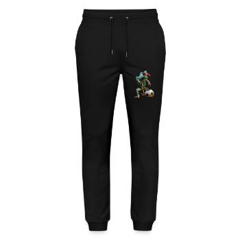 Caméléon - Pantalon de jogging bio MOVER Stanley/Stella unisexe - noir - Devant - Marisol (170cm) & Nik (191cm)