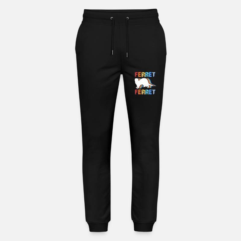 Frettchen - Stanley/Stella Unisex Bio Jogginghose Mover - Schwarz