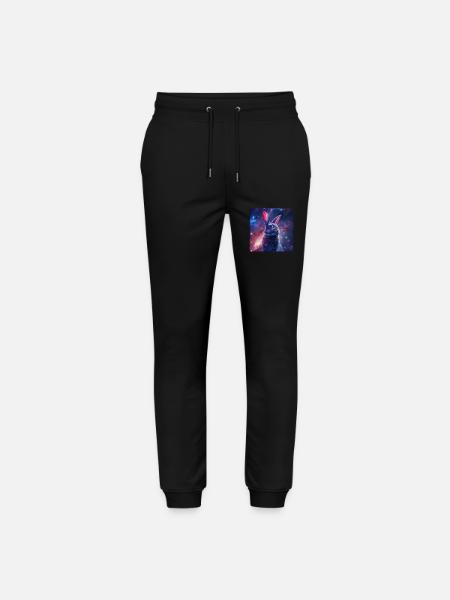 Rabbit - Stanley/Stella Mover Unisex Organic Jogging Trousers - black