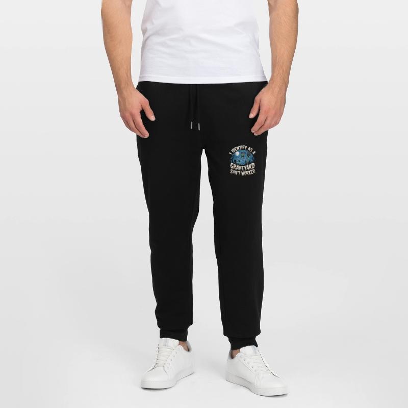 I Identify As A Graveyard Shift Worker Stanley/Stella Mover Unisex Organic Jogging Trousers