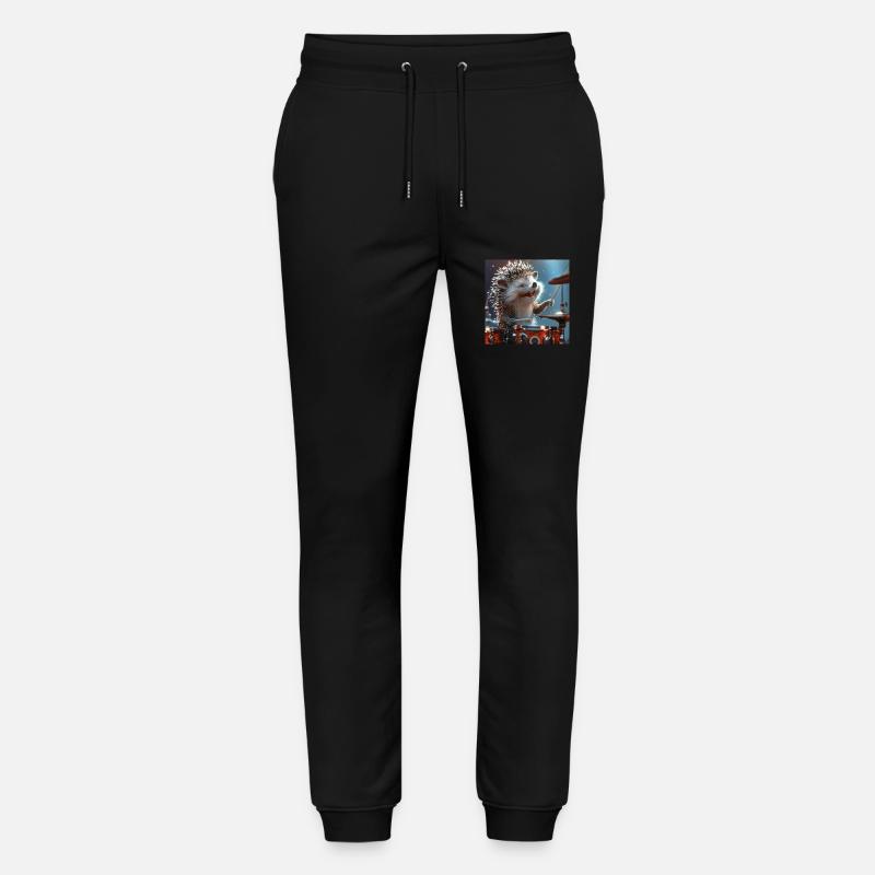 Igel - Stanley/Stella Unisex Bio Jogginghose Mover  - Schwarz