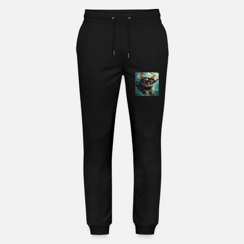 Chat - Pantalon de jogging bio MOVER Stanley/Stella unisexe - noir