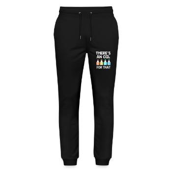 Essential oil - Stanley/Stella Mover Unisex Organic Jogging Trousers - black - Front - Marisol (170cm) & Nik (191cm)