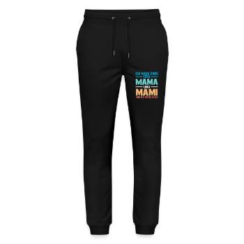 Mutter Stiefmutter Muttertag Mama - Stanley/Stella Unisex Bio Jogginghose Mover  - Schwarz - Vorne - Marisol (170cm) & Nik (191cm)