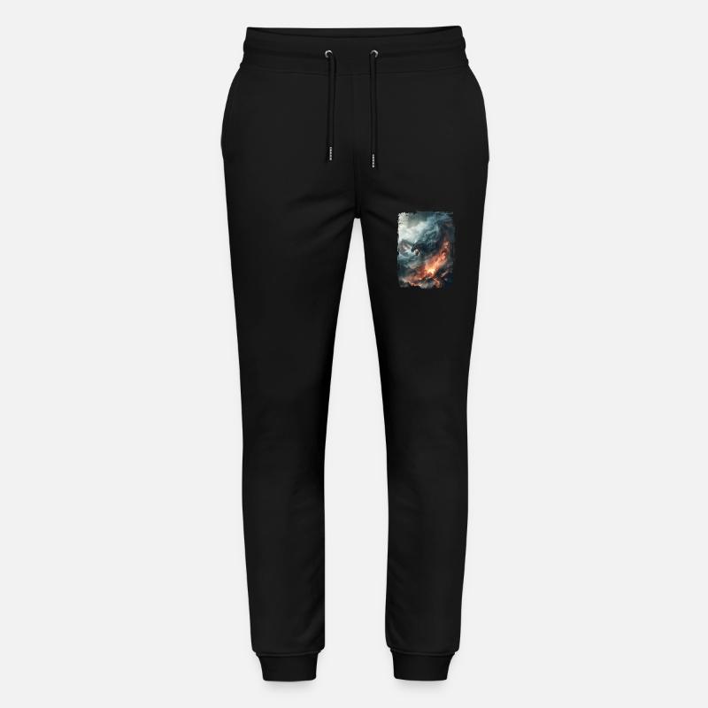 Drachen - Stanley/Stella Unisex Bio Jogginghose Mover  - Schwarz